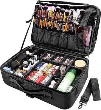 Professional Makeup Storage Organizer Travel Cosmetic Bag